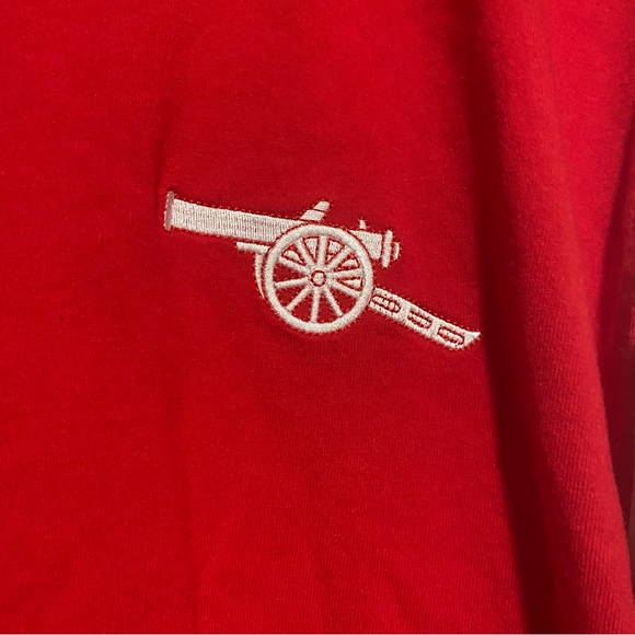 Vintage Mens Medium Red Arsenal Football Club Soccer Teeshirt - Picture 4 of 9